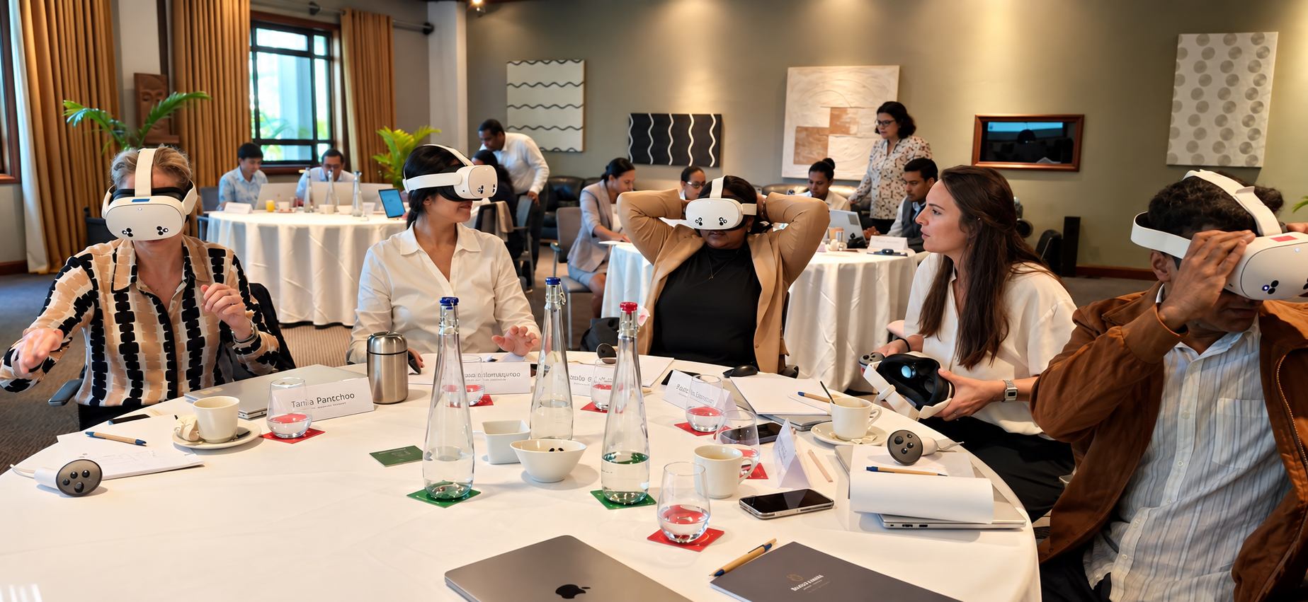Session de formation en réalité virtuelle