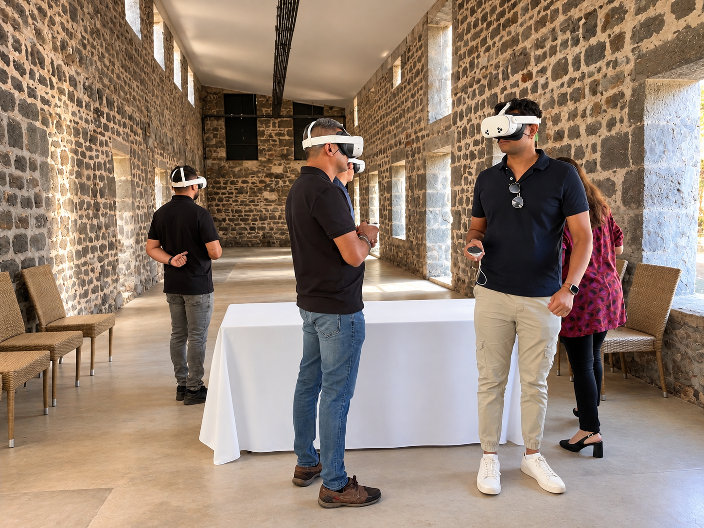 Formation immersive en groupe