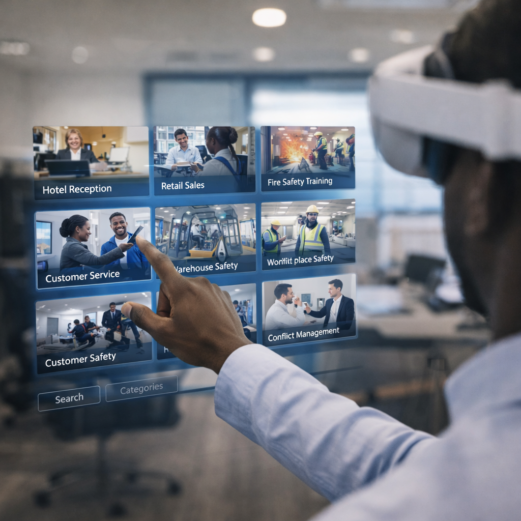 Catalogue de modules VR prêts à l'emploi